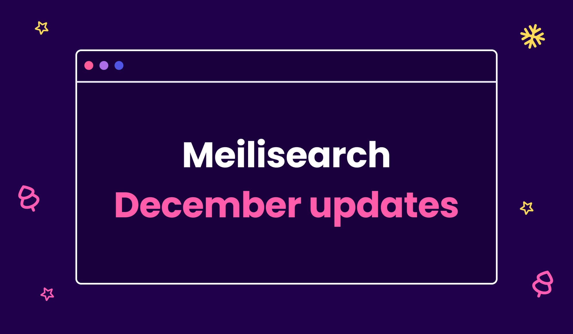 Meilisearch December Updates