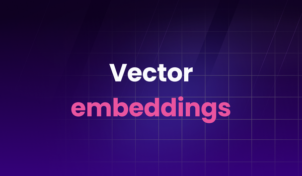 What are vector embeddings?